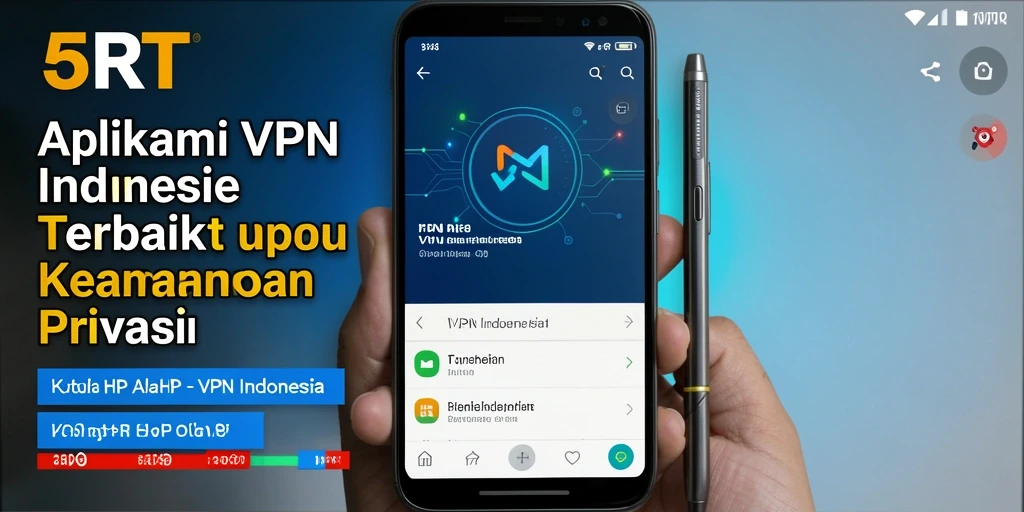 Tampilan antarmuka 5RT yang sederhana dan fungsional.