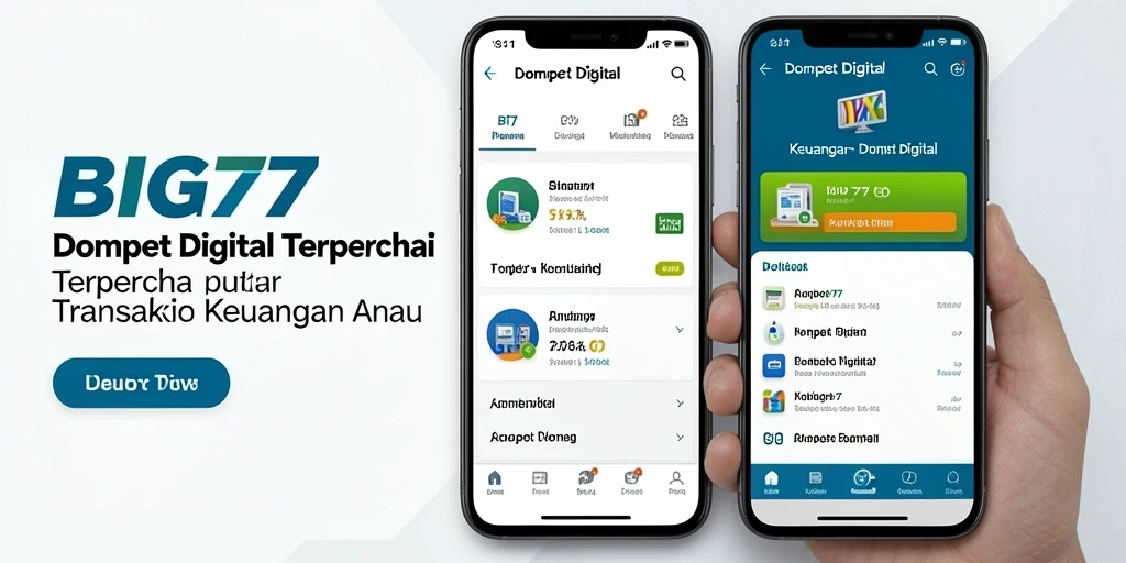Antarmuka pengguna BIG77 yang sederhana dan intuitif.