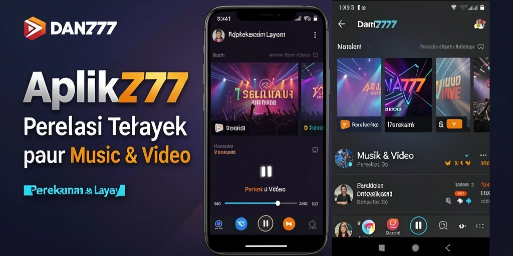Tampilan antarmuka DAN777 yang sederhana dan intuitif untuk perekaman layar.