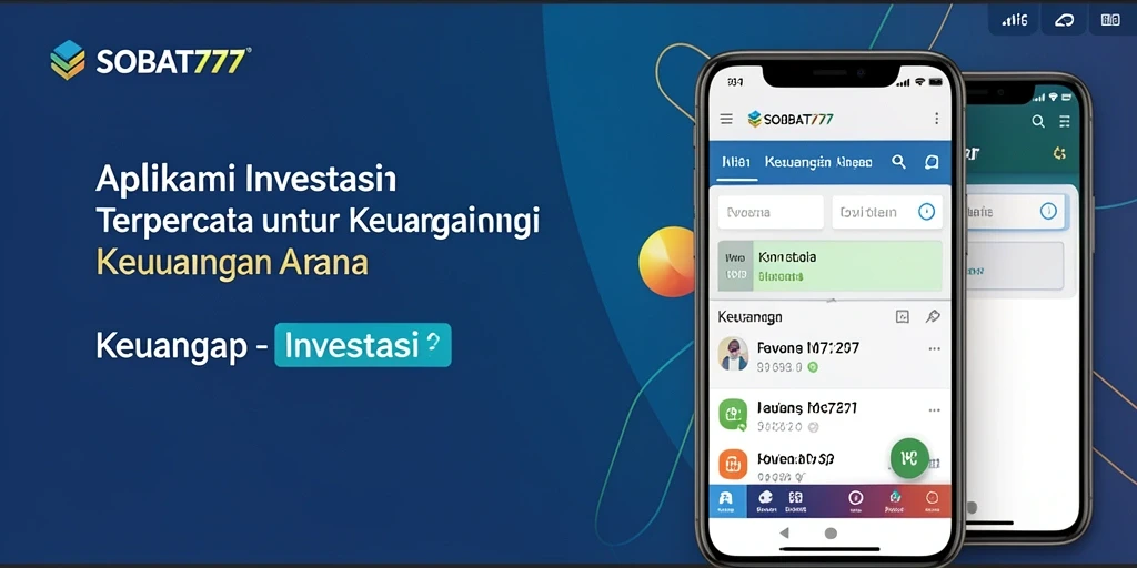 Screenshot utama aplikasi SOBAT777 menampilkan antarmuka Investasi yang sederhana dan informatif.