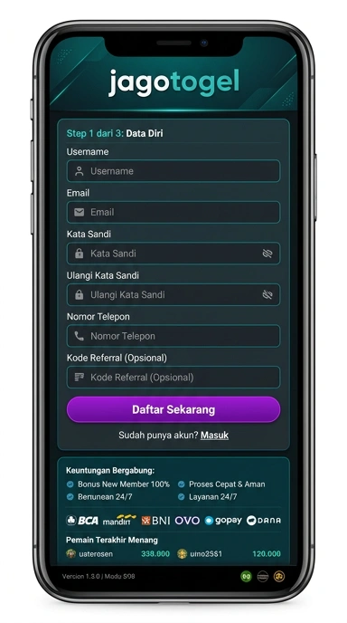 Panduan Registrasi Akun Baru Jagotogel di Indonesia
